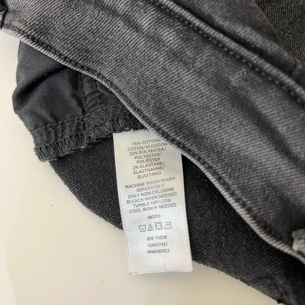 LOFT Outlet Women’s Modern Skinny Jeans Gray Black Wash Size 6 Mid Rise - Picture 6 of 10